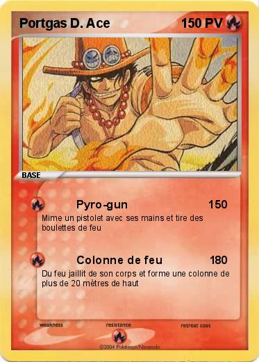 Pokemon Portgas D. Ace