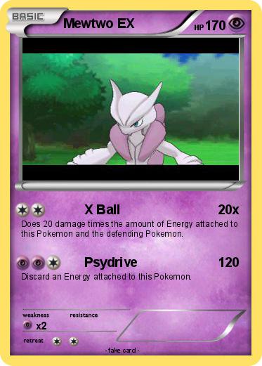 Pokemon Mewtwo EX