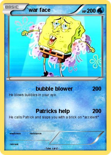 Pokemon `war face