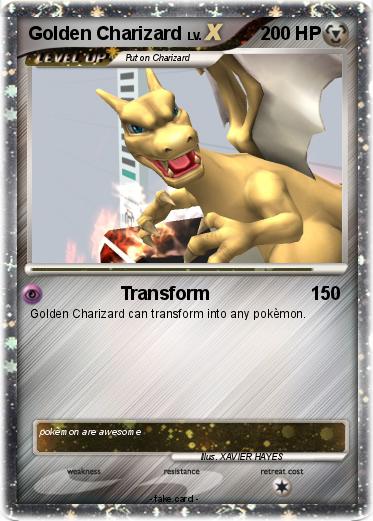 Pokemon Golden Charizard