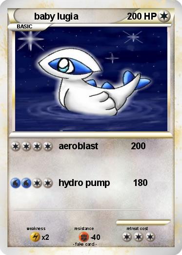 Pokemon baby lugia