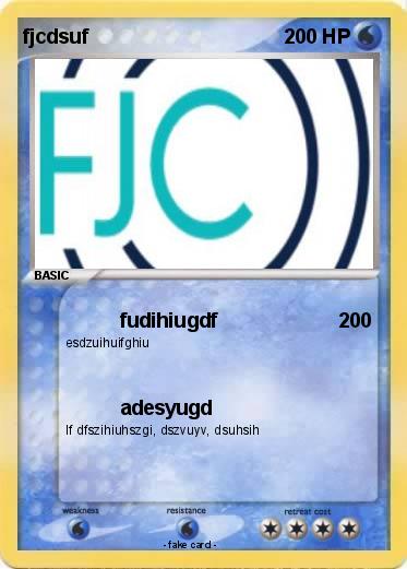 Pokemon fjcdsuf