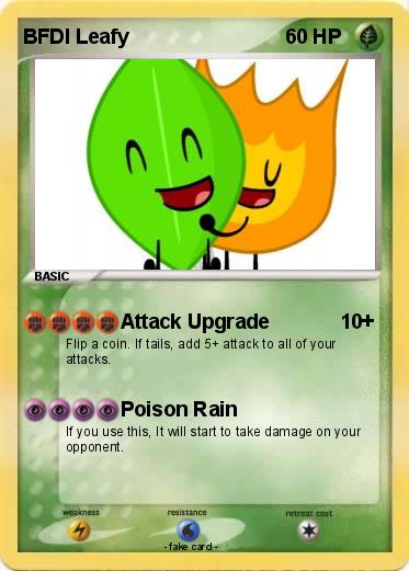 Pokemon BFDI Leafy
