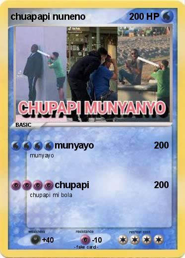 Pokemon chuapapi nuneno
