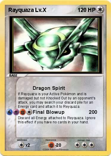 Pokemon Rayquaza Lv.X
