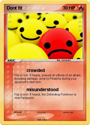 Pokemon Dont fit