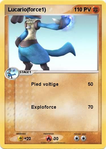 Pokemon Lucario(force1)