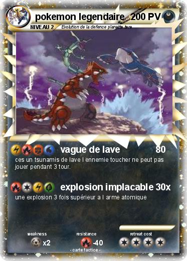 Pokemon pokemon legendaire