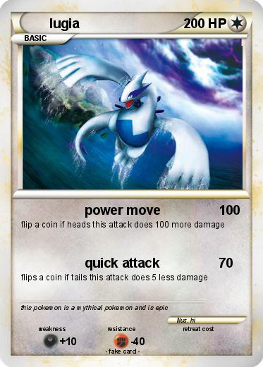 Pokemon lugia