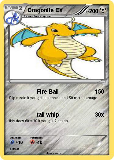 Pokemon Dragonite EX