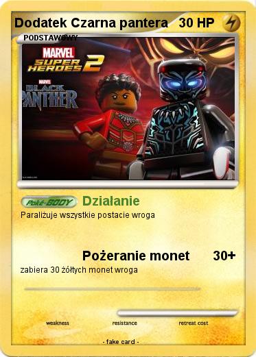 Pokemon Dodatek Czarna pantera