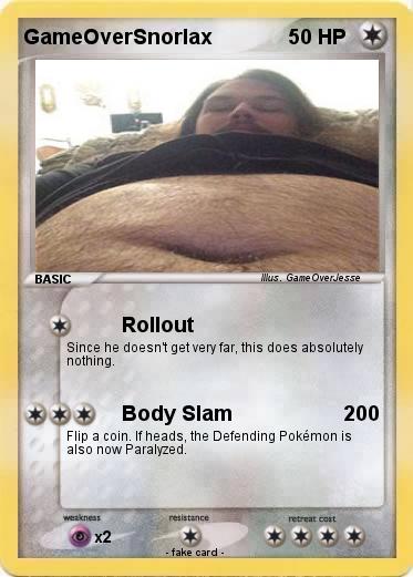 Pokemon GameOverSnorlax