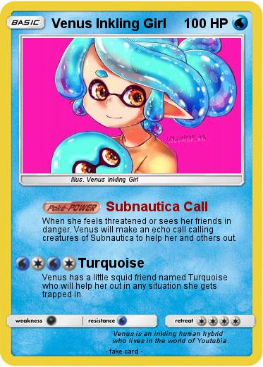 Pokemon Venus Inkling Girl