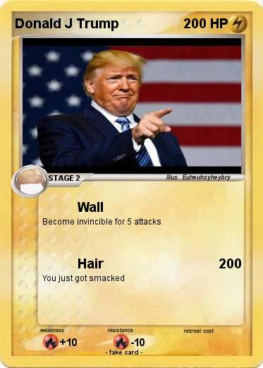 Pokemon Donald J Trump