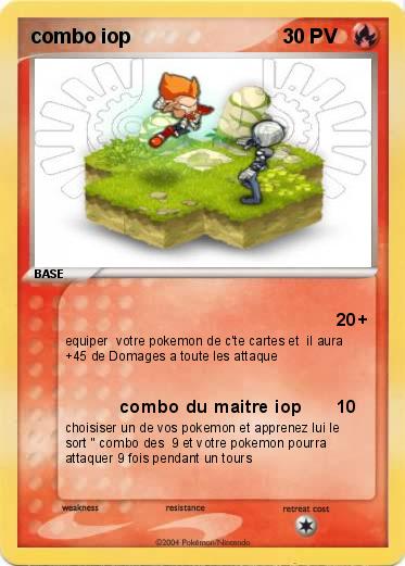 Pokemon combo iop 