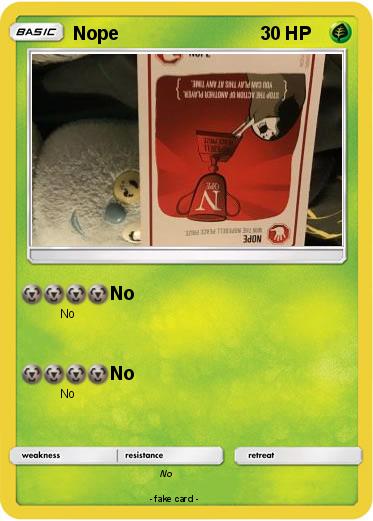 Pokemon Nope