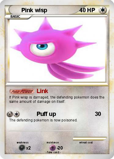 Pokemon Pink wisp