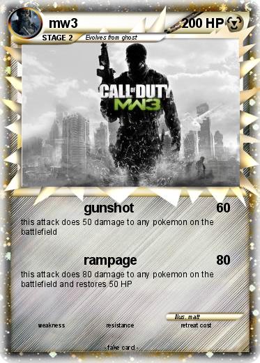 Pokemon mw3