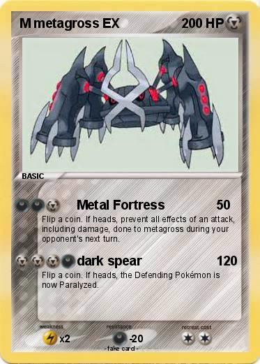 Pokemon M metagross EX