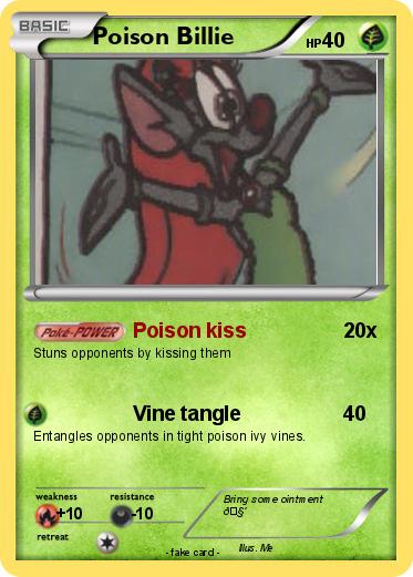 Pokemon Poison Billie