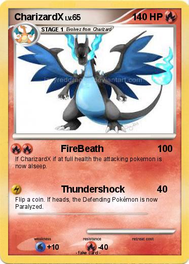 Pokemon CharizardX