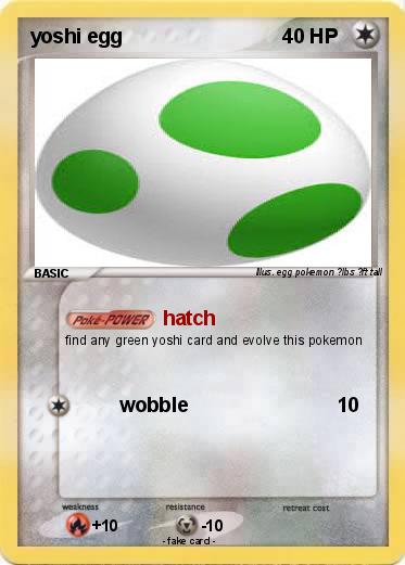 Pokemon yoshi egg