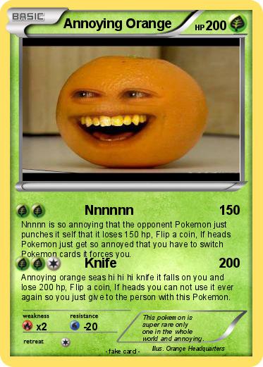 Pokemon Annoying Orange