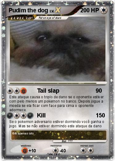 Pokemon Pudim the dog