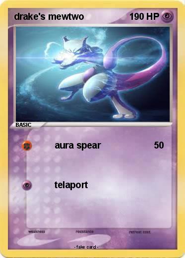Pokemon drake's mewtwo