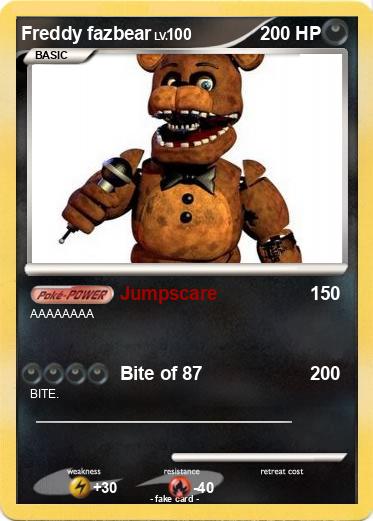 Pokemon Freddy fazbear