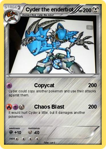 Pokemon Cyder the enderbot