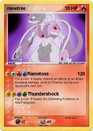 Pokemon mewtree