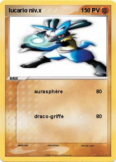 Pokemon lucario niv.x