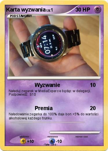 Pokemon Karta wyzwania