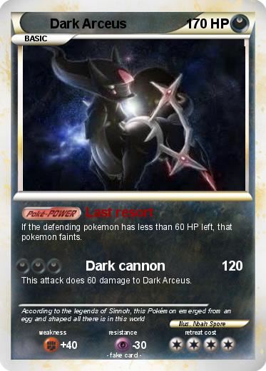 Pokemon Dark Arceus