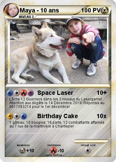 Pokemon Maya - 10 ans