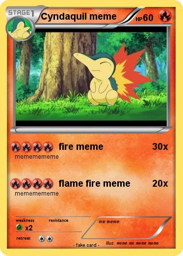 Pokemon Cyndaquil meme