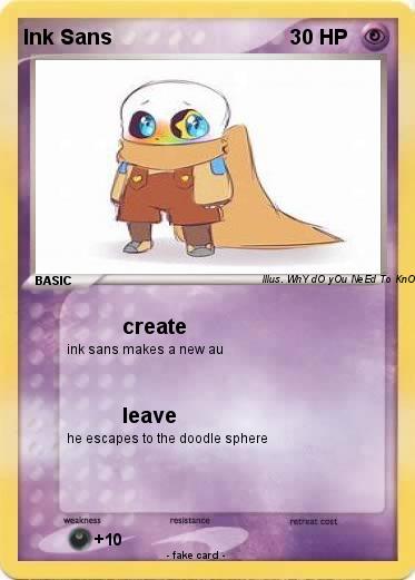 Pokemon Ink Sans