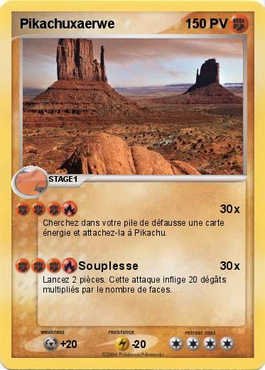 Pokemon Pikachuxaerwe  