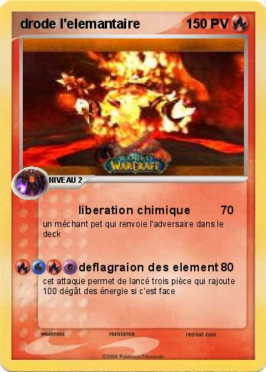 Pokemon drode l'elemantaire