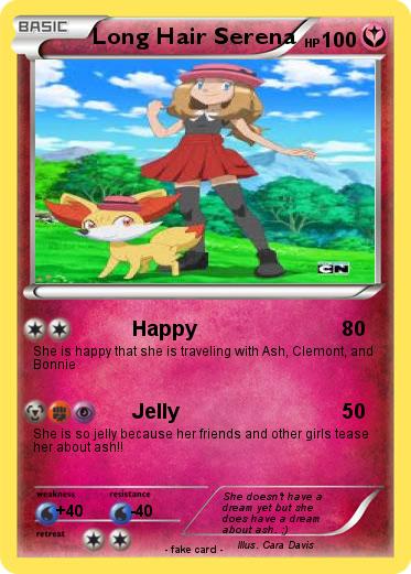 Pokemon Long Hair Serena