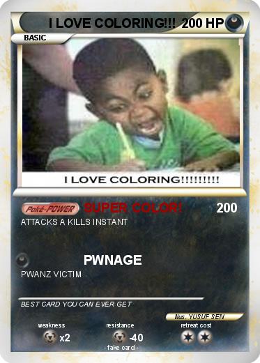 Pokemon I LOVE COLORING!!!