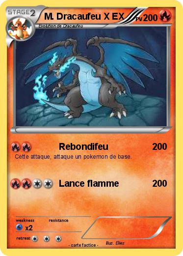 Pokemon M. Dracaufeu X EX