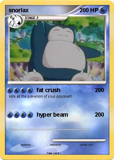 Pokemon snorlax