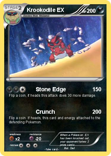 Pokemon Krookodile EX