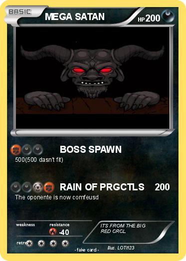 Pokemon MEGA SATAN