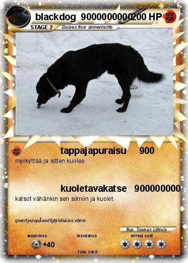 Pokemon blackdog  9000000000