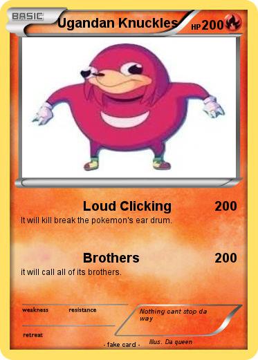 Pokemon Ugandan Knuckles