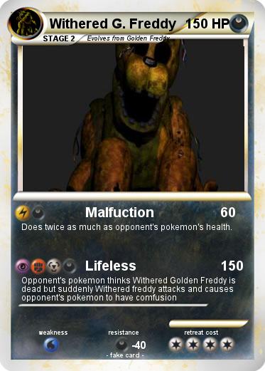 Pokemon Withered G. Freddy