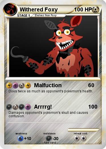 Pokemon Withered Foxy